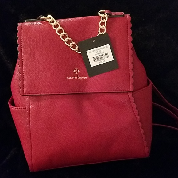 nanette lepore backpack purse